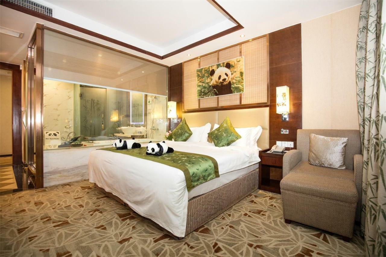 Chengdu Panda Prince Culture Hotel Exteriör bild